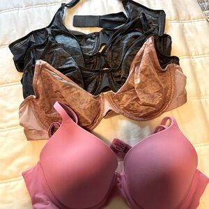5 soma bras size 34d  (4) unbelievable lift and (1) embraceable
